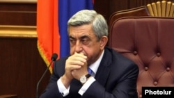 Հայաստանի երրորդ նախագահ Սերժ Սարգսյանը, արխիվ