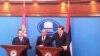 Premijeri Srbije i RS Ivica Dačić i Aleksandar Džombić uz predsjednika RS Milorada Dodika u Banjaluci 2. oktobra 2012. godine