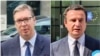 Kombinovana fotografija predsednika Srbije Aleksandra Vučića i premijera Kosova Aljbina Kurtija