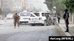 حمله انتحاری به کاروان انتخاباتی عبدالل عبدالله- کابل٬ ۱۶ خردادماه ۱۳۹۳