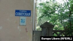 La Bender, în regiunea transnistreană, pe strada Sovietică (Sovețkaia), iunie 2020