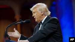 Прэзыдэнт ЗША Дональд Трамп