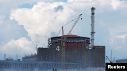 Centrala nucleară de la Zaporoje, 4 august 2022.