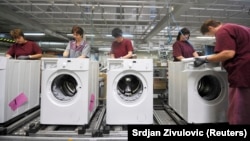 Gorenje mosógép gyár Szlovéniában (képünk illusztráció)