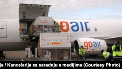 Vaksina Pfizer/BioNTech ka arritur në Serbi më 22 dhjetor.