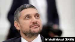 Губернатор Забайкальского края Александр Осипов во время встречи с Владимиром Путиным в Кремле, октябрь 2019 года