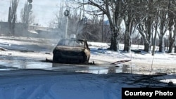 Наслідки російського обстрілу в Покровську, лютий 2025 року