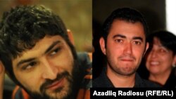Арестованные активисты NIDA Узеир Мамедли (слева) и Рашадат Ахундов (справа).