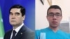 Türkmenistanyň prezidenti Gurbanguly Berdimuhamedow (çepde) we Kasymberdi Garaýew