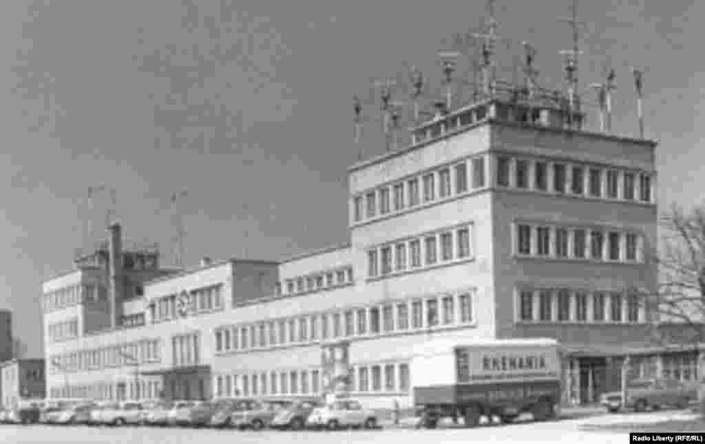 Первое здание Радиостанции Освобождение в Мюнхене в 1953 году.