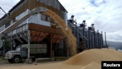 A grain terminal in the Odesa region. Under the grain deal, exports of Ukrainian grain from three Black Sea ports would be restored to prewar levels of some 5 million tons a month.