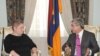 Встреча президента Армении Сержа Саргсяна с помощником заместителя госсекретаря США Тиной Кейденау. Ереван, 13 сентября 2010 г.