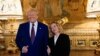 Italijanska premijerka Đorđa Meloni sa novoizabranim predsednikom SAD Donaldom Trampom 4. januara u njegovoj rezidenciji Mar-a-Lago na Floridi, (fotografija kancelarije italijanske premijerke koju je preneo Rojters)