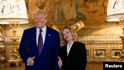 Trump dhe Meloni.