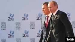 Рөстәм Миңнеханов һәм Владимир Путин
