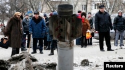 Краматорськ після обстрілу,10 лютого 2015 року