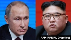 Володимир Путін (л) та Кім Чен Ин (п) можуть зустрітися вже цього тижня