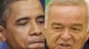 ABŞ-nyň prezidenti Barak Obama we Özbegistanyň prezidenti Islam Karimow