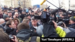 Борис Немцов Пушкин мәйданындагы чарада, Мәскәү, 17 март 2012