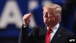 Кандидат в президенты США от Республиканской партии Дональд Трамп.