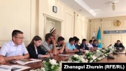 Экобелсенділер мен Ақтөбе әкімдігінің кездесуі. Ақтөбе, 11 маусым 2019 жыл.