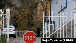 Stacioni i Policisë së Kosovës në Zveçan.