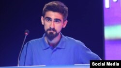 Azerbaijan. Baku. Azerbaijani political activist Giyasaddin Ibrahimov - Giyas Ibrahim