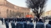 Armenia - Small business owners continue protest against a tax hike, Yerevan, March 3, 2025.