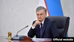 Ўзбекистон президенти Шавкат Мирзиёев.