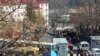 Protestuesit serbë para gjykatës në Mitrovicë, 14 mars 2008