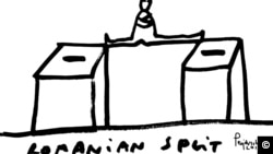 Intrebari referendum desen de Dan Perjovschi
