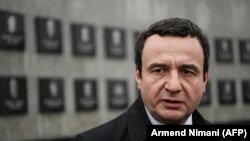 Архивска фотографија- мандатарот за состав на Влада во Косово и лидер на Самоопределување Албин Курти