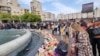 Montenegro -- Protest against sexual violence against children in Podgorica, April 12, 2021.