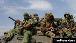 Російські війська під грузинським містом Ґорі, 14 серпня 2008 р.