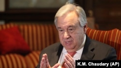 Sekretari i përgjithshëm i Kombeve të Bashkuara, Antonio Guterres.