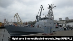 Катер класу «Айленд» в порту Одеси, 21 жовтня 2019 року