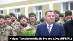 Міністр оборони України Степан Полторак під час візиту до Львівської області