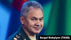 Ministrul Apărării din Federația Rusă, Serghei Șoigu, 17 august, 2019.