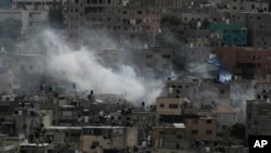 Raid militar israelian la Nur Shams, în Cisiordania, joi, 19 octombrie 2023.