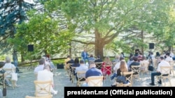 Președintele Igor Dodon în cadrul conferinței de presă organizată la reședința de la Condrița, 24 iulie, 2020
