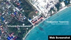 Navalniy surishtiruvida italyan arxitektor Lanfranko Chirilloga tegishli ekani iddao qilingan uy - Gelenjik, Qora dengiz - video skrinshoti