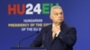 Orbán Viktor miniszterelnök Budapesten, az uniós vezetők informális találkozóján 2024. november 8-án