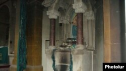 Syria -- Armenian Surp Gevorg church reportedly burned down in Aleppo, 29Oct2012