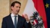 Sebastian Kurz egy bécsi sajtótájékoztatón 2021. június 18-án