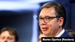 Српскиот претседател Александар Вучиќ.