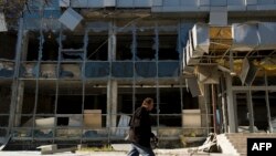 Донецк аэропортунун жанындагы Киевски району. 7-октябрь, 2014-жыл. 