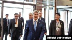 Бывший президент Кыргызстана Алмазбек Атамбаев, 31 марта 2018 года.