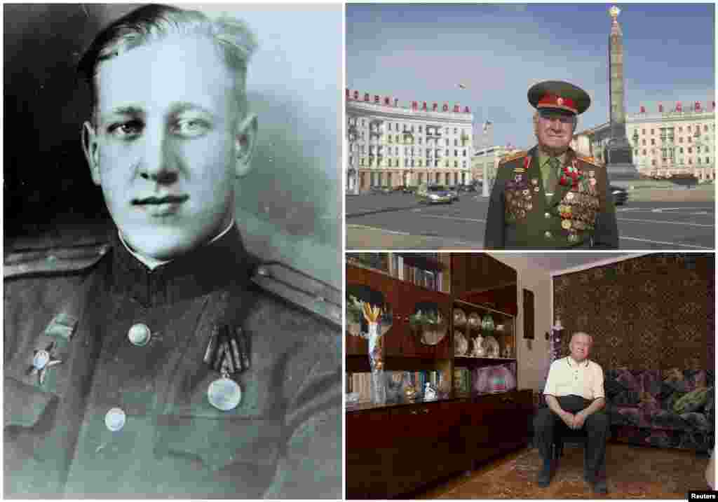 Микола Мазаник, 92 роки. Білоруський офіцер був командиром стрілецького полку Червоної армії з червня 1941 року по травень 1945-го. Закінчення війни зустрів у Кенігсберзі (нині Калінінград)