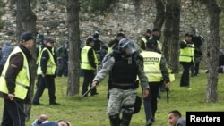 Protesta e 13 shkurtit në Kalanë e Shkupit