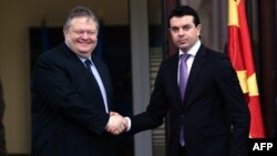 Evangelos Venizelos i Nikola Popovski 